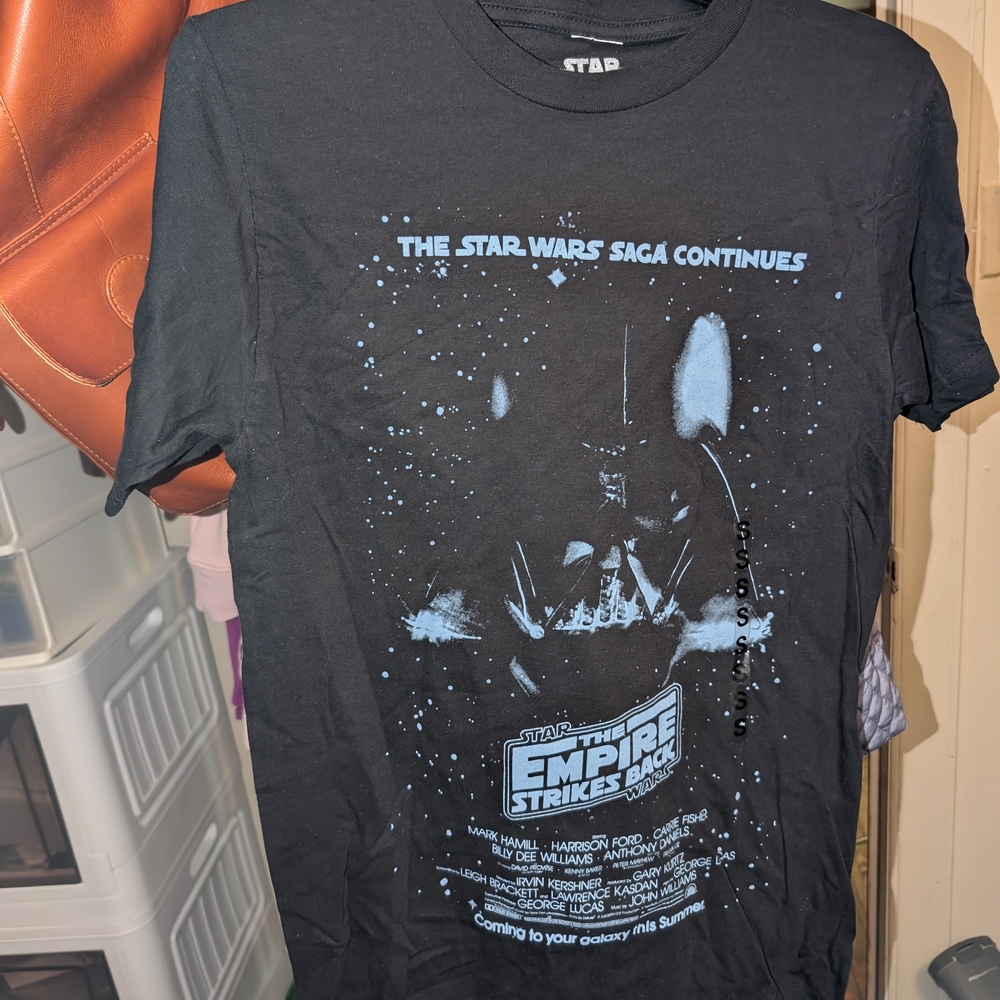 Star Wars Black Short Sleeve Tee Iconic Design